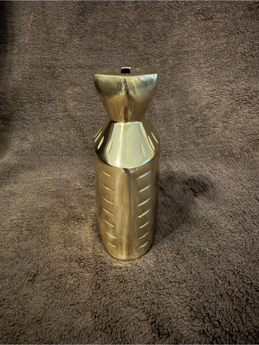 Shiny Gold Money Bag Accent Bank